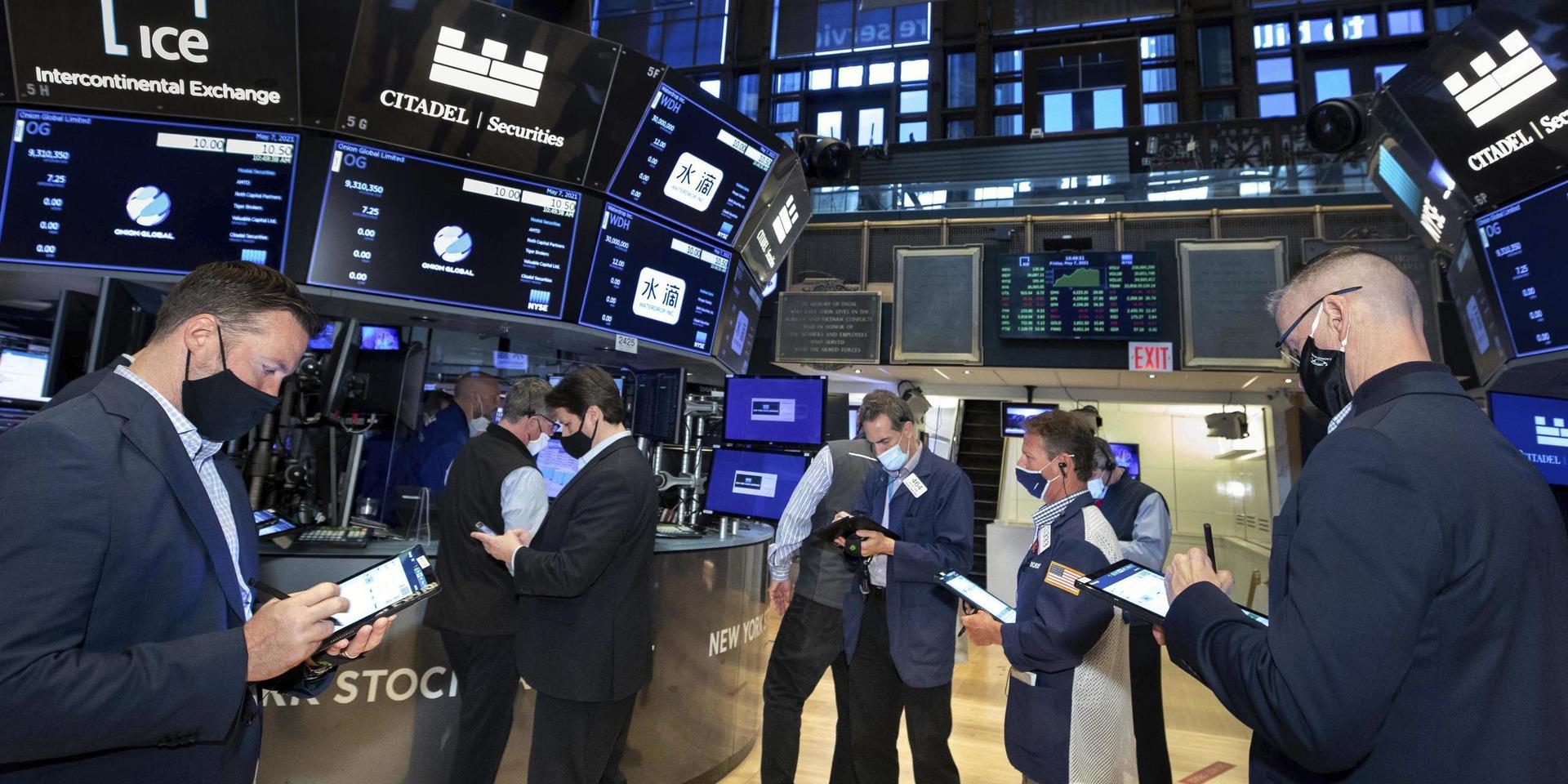 Wall Street föll under måndagen. Arkivbild.