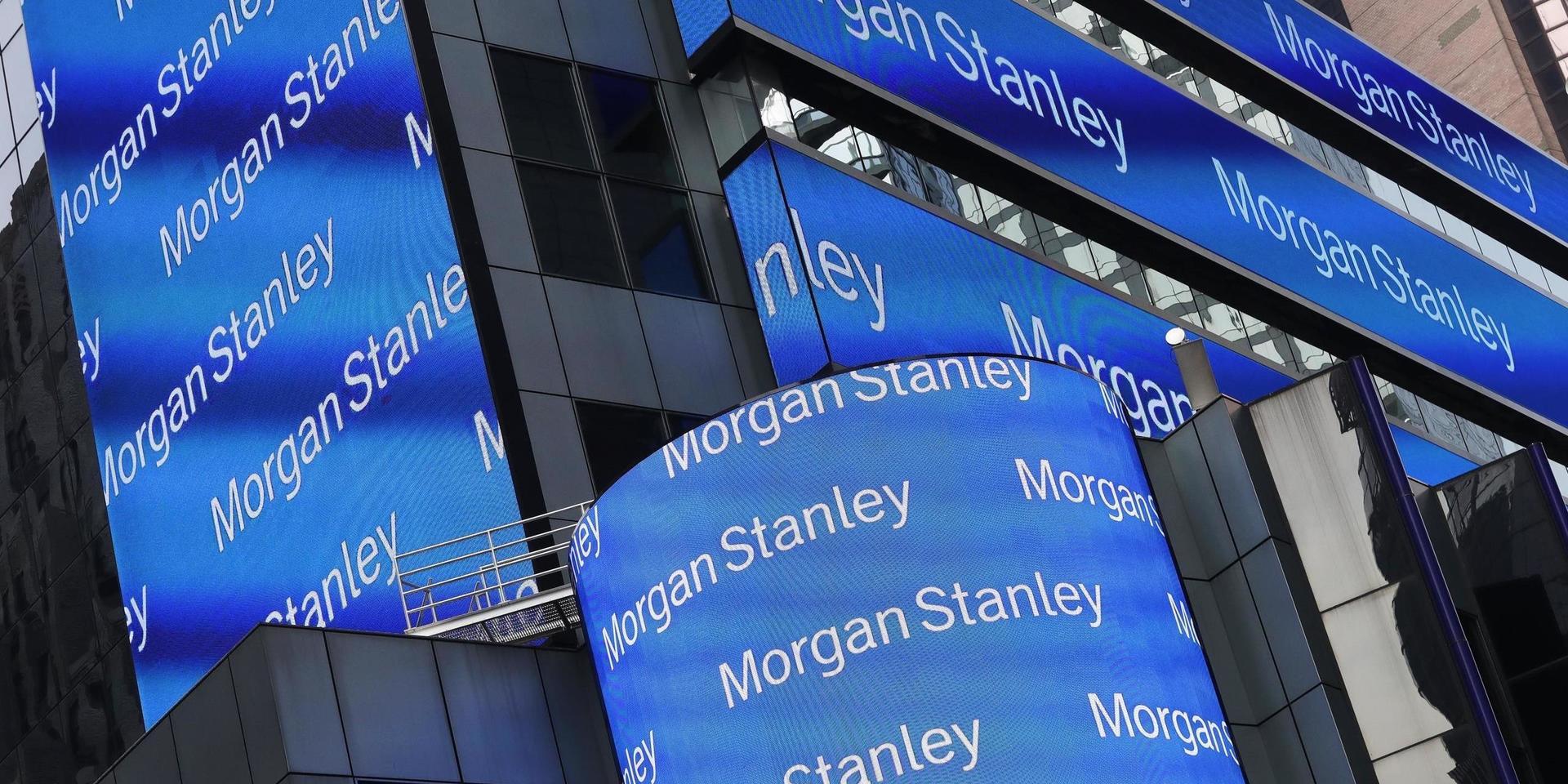 Morgan Stanleys högkvarter i New York. Arkivbild.