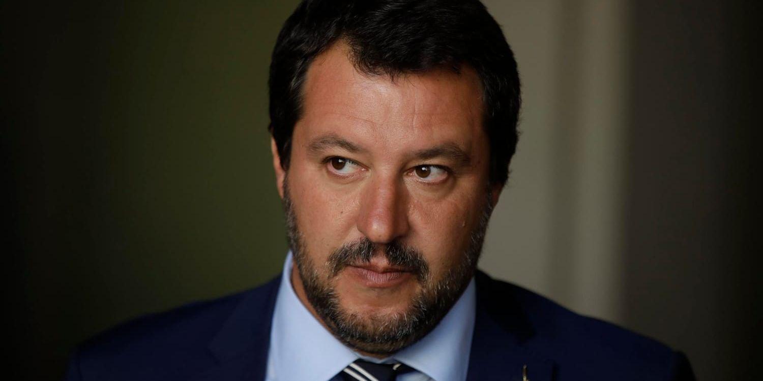 Italiens inrikesminister Matteo Salvini träffar Trumps förre rådgivare Steve Bannon.