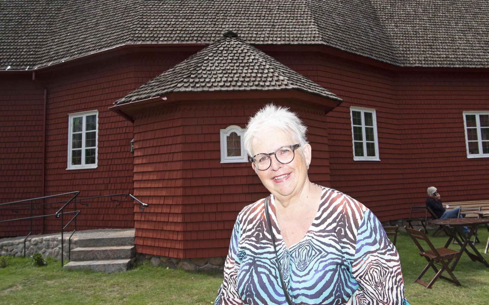 Eva Jönsson är ordförande i den ideella föreningen som driver S:t Olofs kapell.