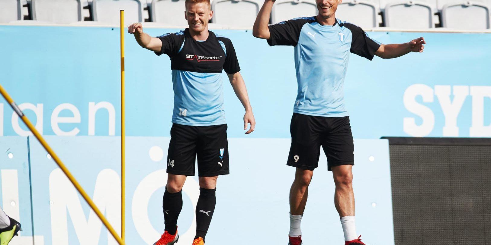 Anders Christiansen och Markus Rosenbergs Malmö FF har vind i seglen och går in som favoriter i returmötet mot Cluj i Champions League-kvalet.