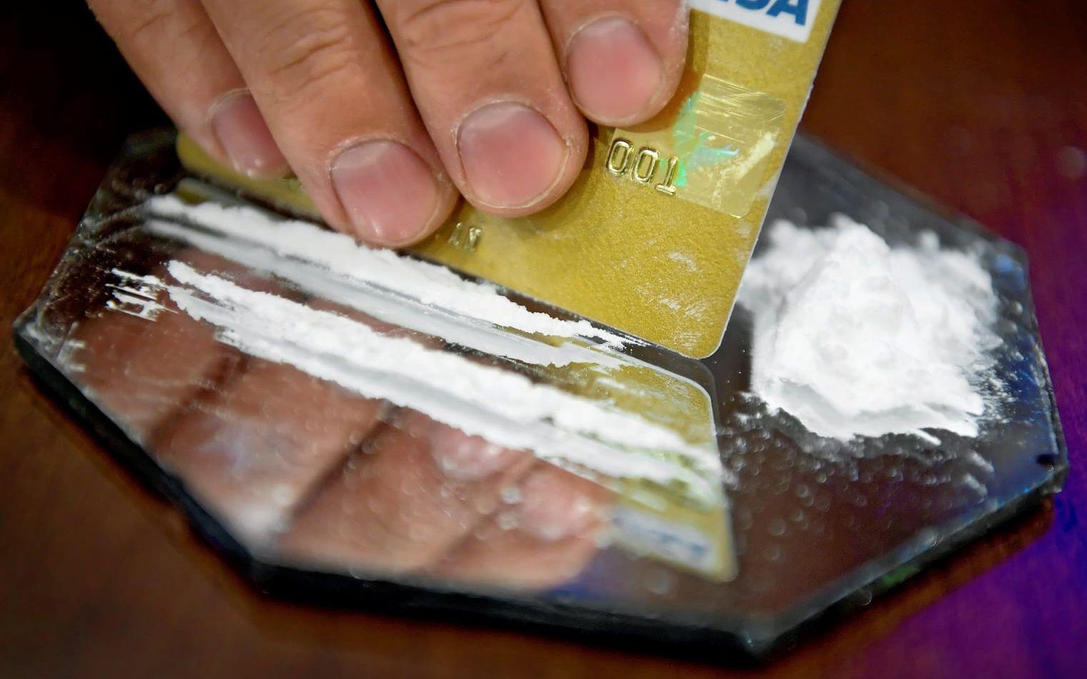 Förekomsten av kokain i Halmstads uteliv kan vara större än vad många tror, visar resultatet av granskningen. Arkivbild.