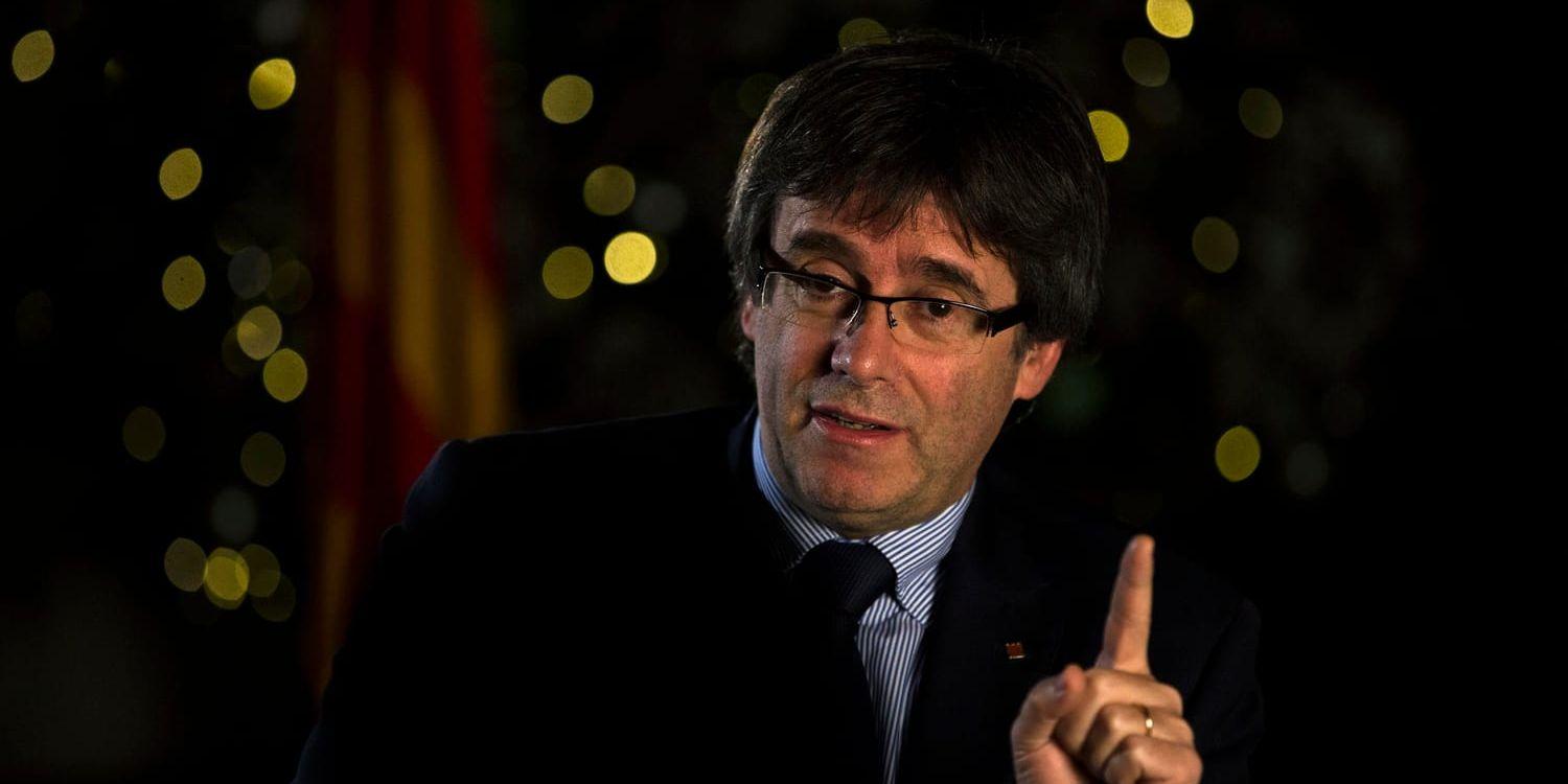 Kataloniens tidigare regionpresident Carles Puigdemont. Arkivbild.