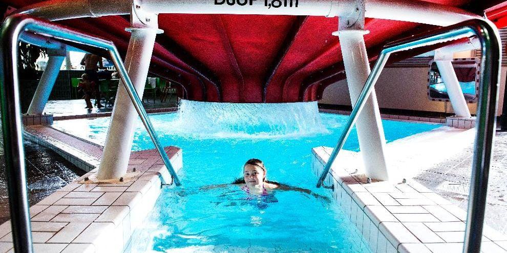 Rakel Abramsson, tio år, är badvan och skulle gärna ha en badring att åka på i attraktionerna.