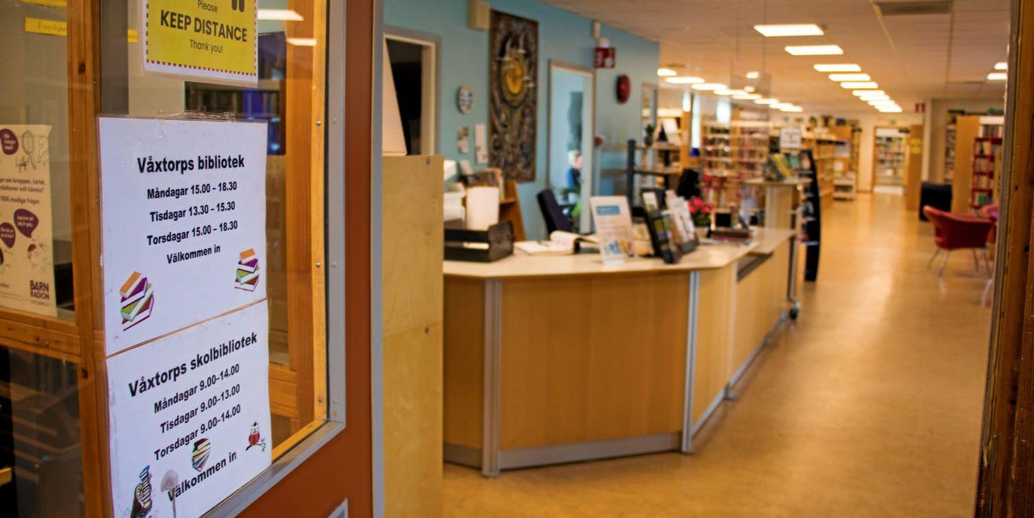 Våxtorps bibliotek ska flyttas när lokalytan ska bli till klassrum.