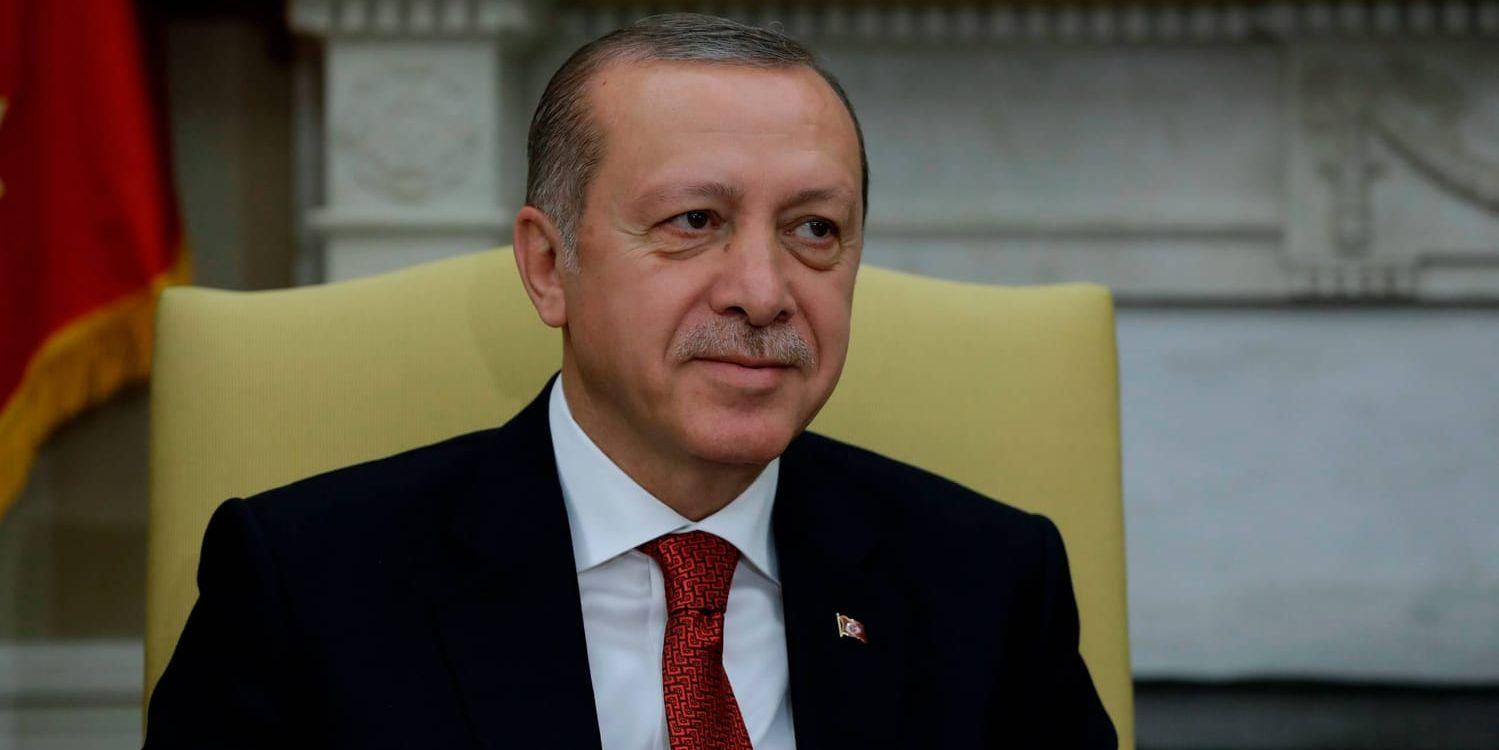 Turkiets president Erdogan. Arkivbild.