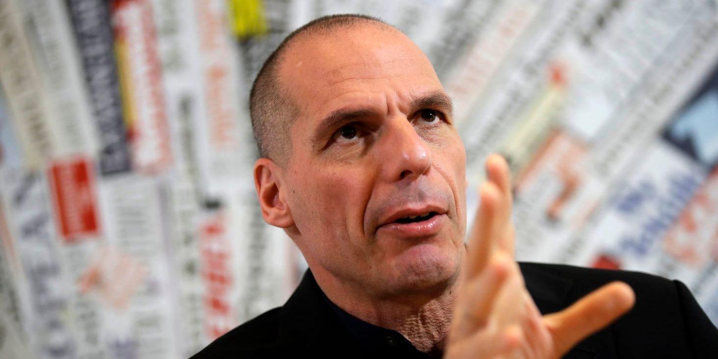 Greklands förre finansminister Yanis Varoufakis hoppas bli invald i EU-parlamentet – via Tyskland. Arkivfoto.