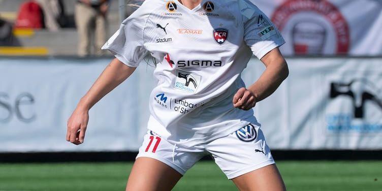 Rosengårds Lisa-Marie Utland gjorde hattrick mot Örebro. Arkivbild.
