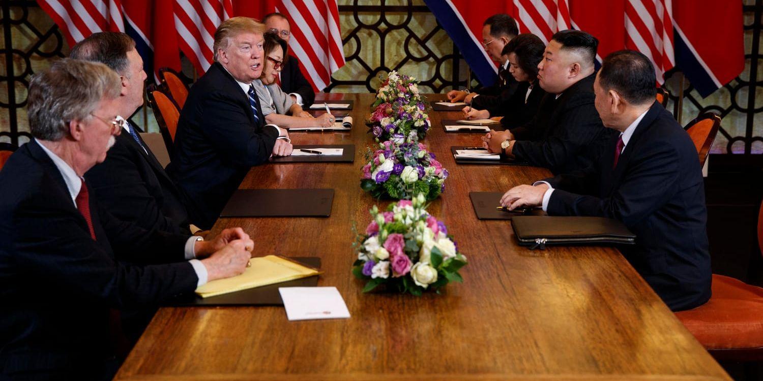 USA:s Donald Trump och Nordkoreas Kim Jong-Un möts i Vietnams huvudstad Hanoi.