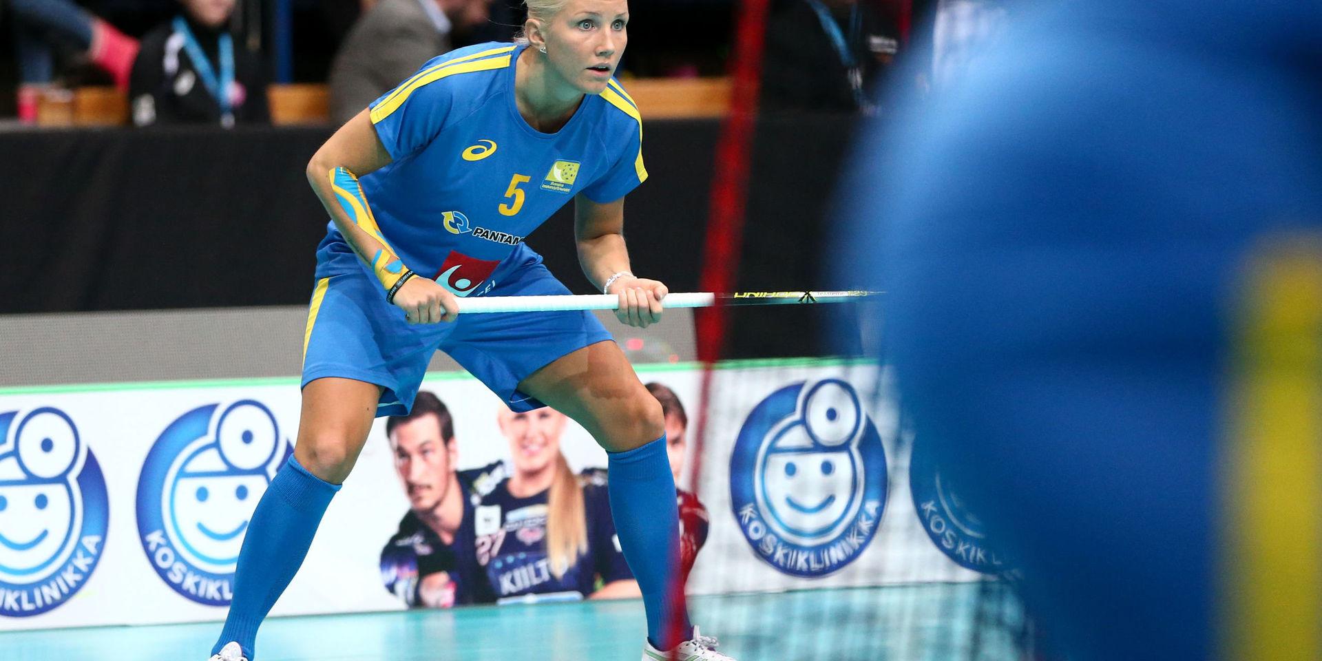 Sverige – här med Anna Wijk – fick en perfekt start på VM. Arkivbild. 