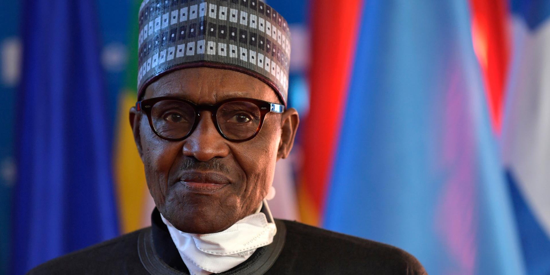 Nigerias president Muhammadu Buhari fördömer det brutala mordet på studenten Deborah Samuel. Arkivbild.