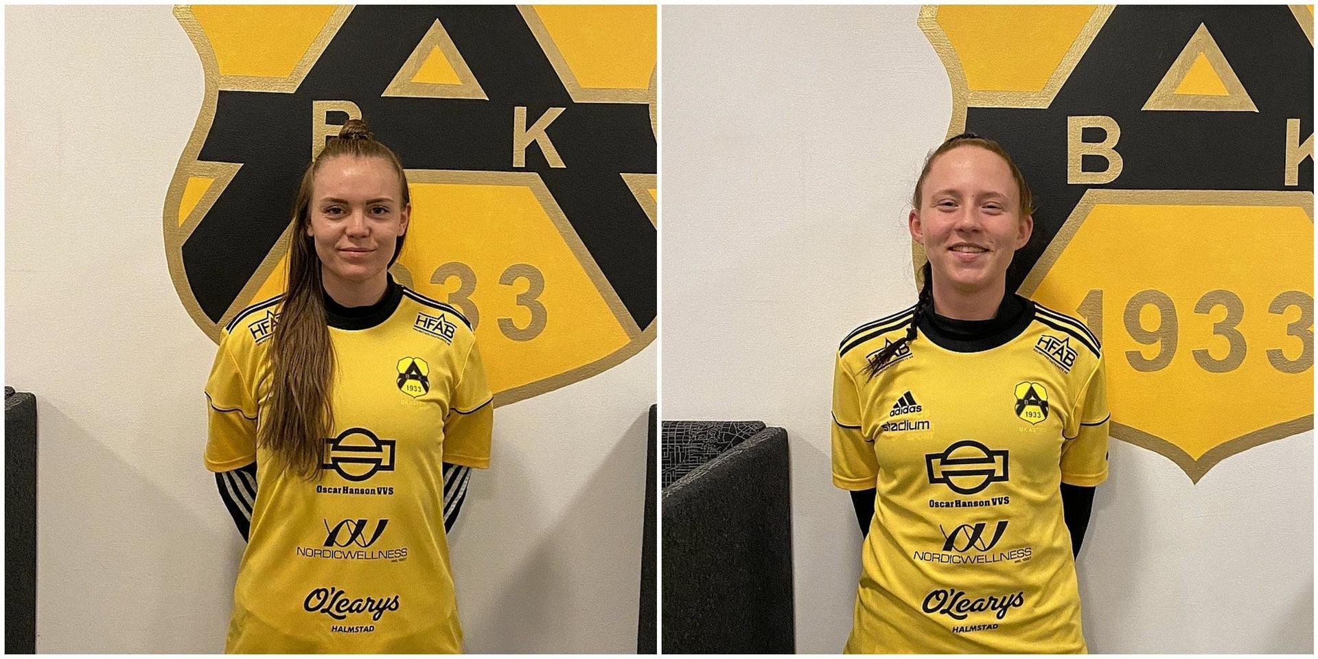 Rebecca Bengtsson och Ebba Larsson har tidigare spelat division 1-fotboll i Böljan.