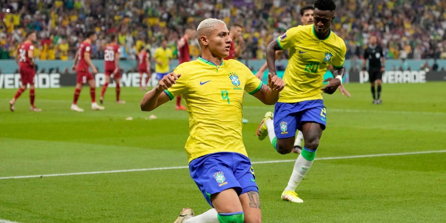 Richarlison blev stor brasiliansk hjälte i VM-premiären.