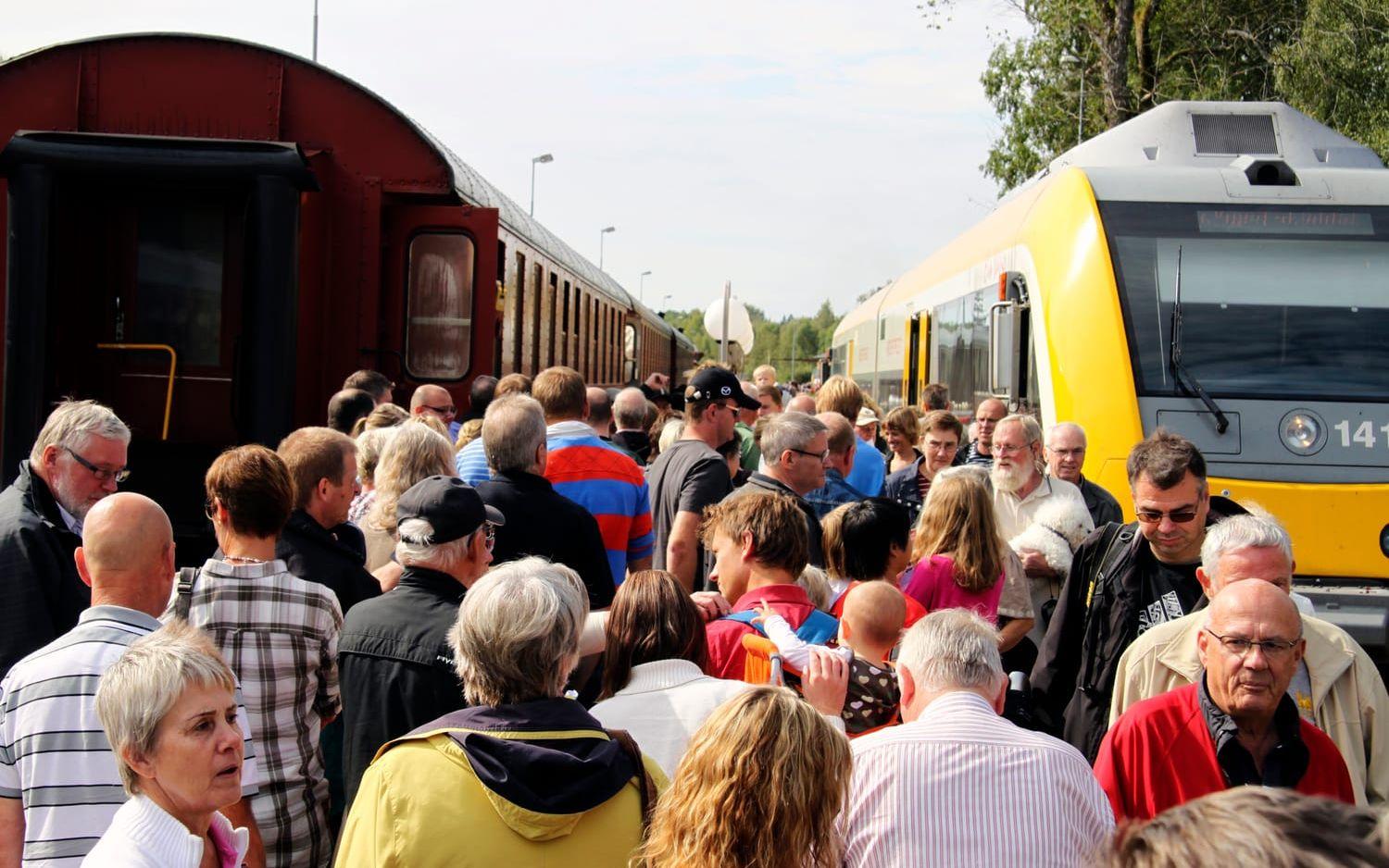 Förra året besökte omkring 7 500 besökare evenemanget, enligt järnvägsföreningens egen uppskattning. Bild: HP Arkiv