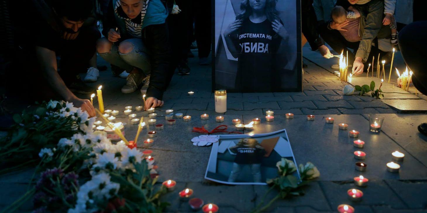 Journalisten Viktoria Marinova mördades i bulgariska Ruse i oktober förra året. Mördaren döms till 30 års fängelse. Arkivbild.