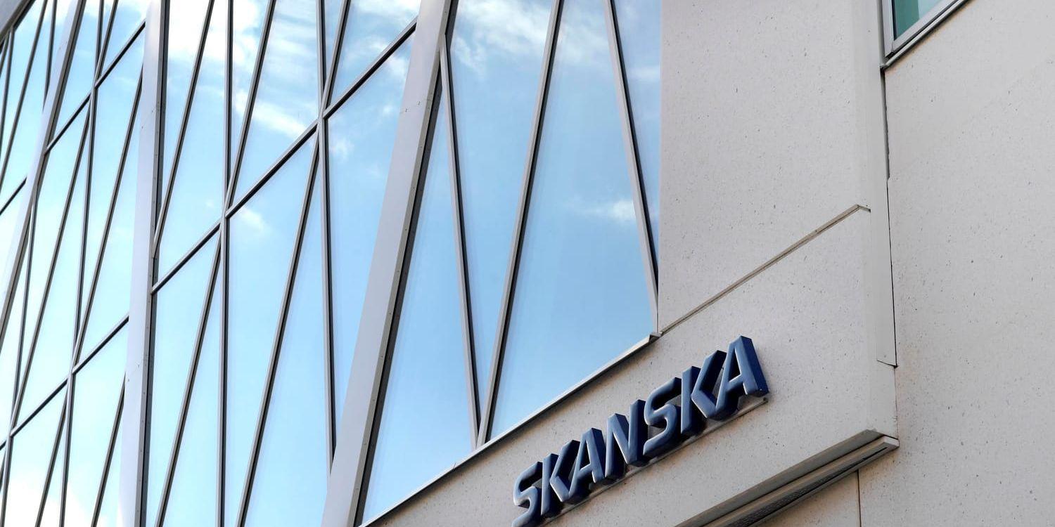Skanska – multinationell byggkoncern. Huvudkontoret i Stockholm. Arkivbild.