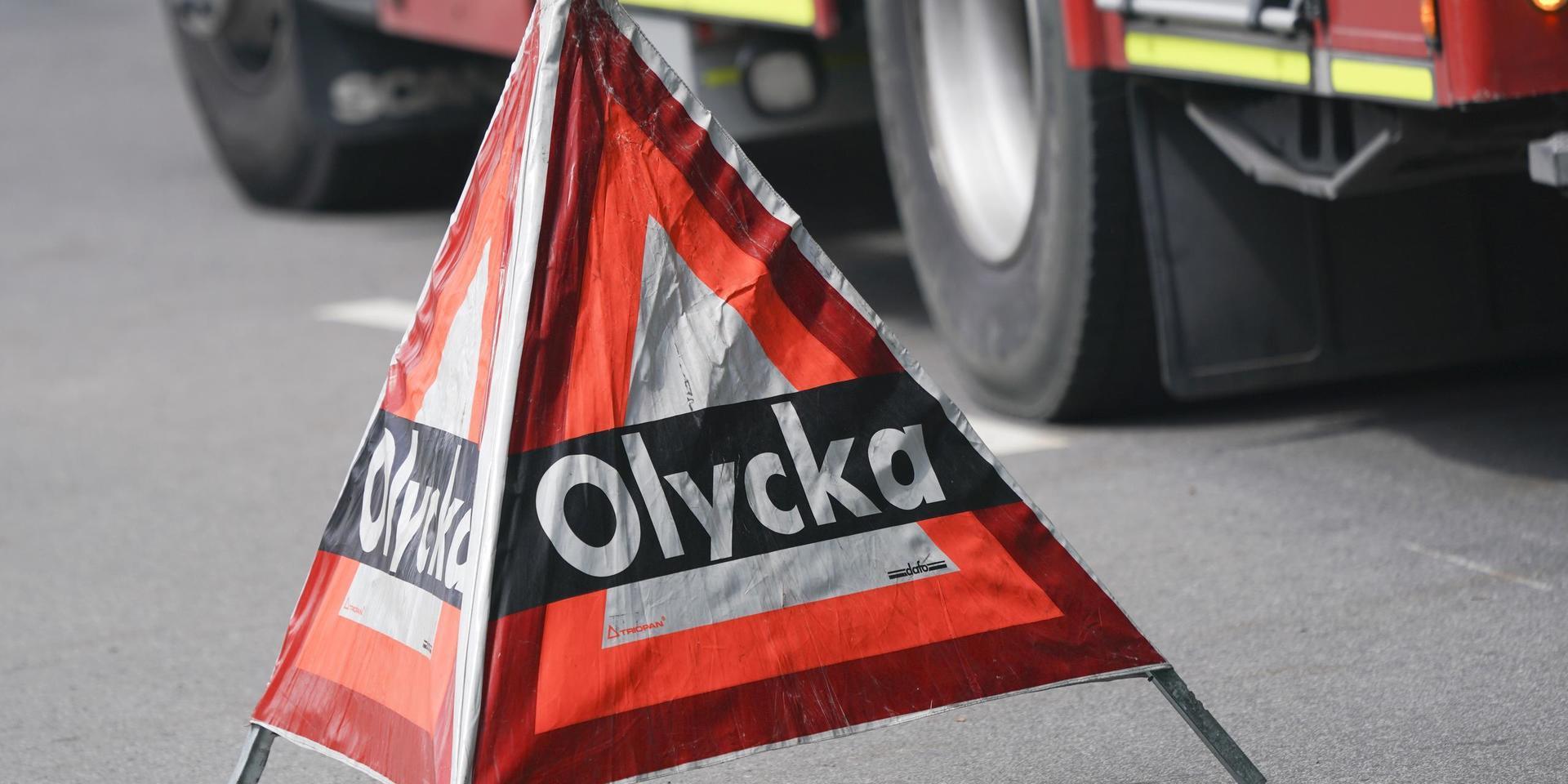 Trafikolyckan inträffade på väg 550 mellan Ahla och Skogaby.