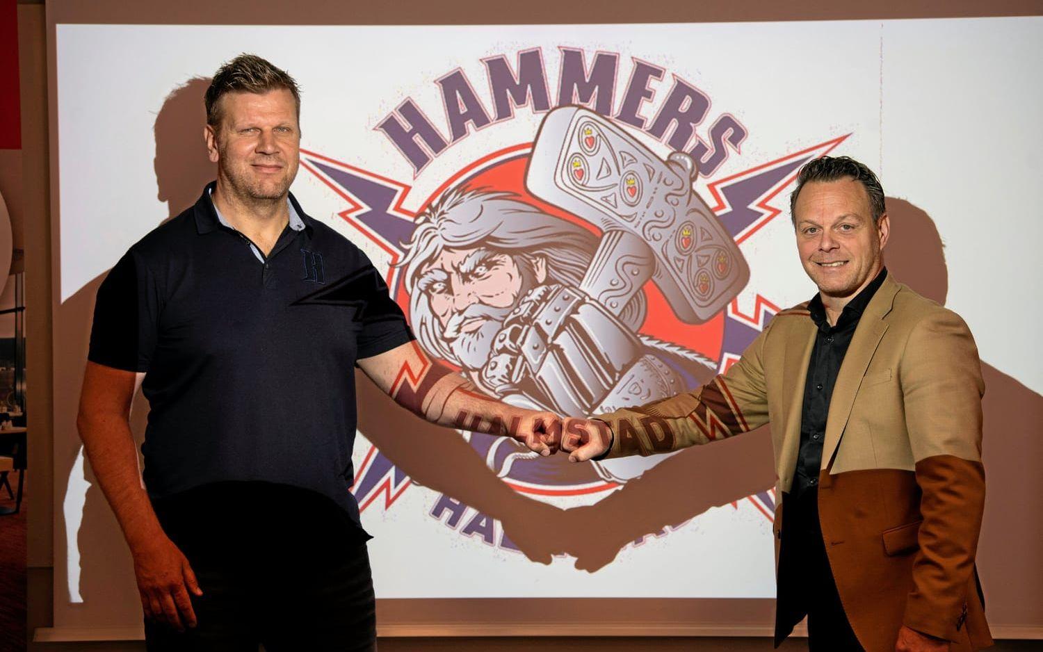 Brytningen mellan sportchefen Niklas Söderström och klubbdirektören Håkan Strömqvist (till vänster) blev starten på ett av de mest turbulenta åren i Hammers historia. 