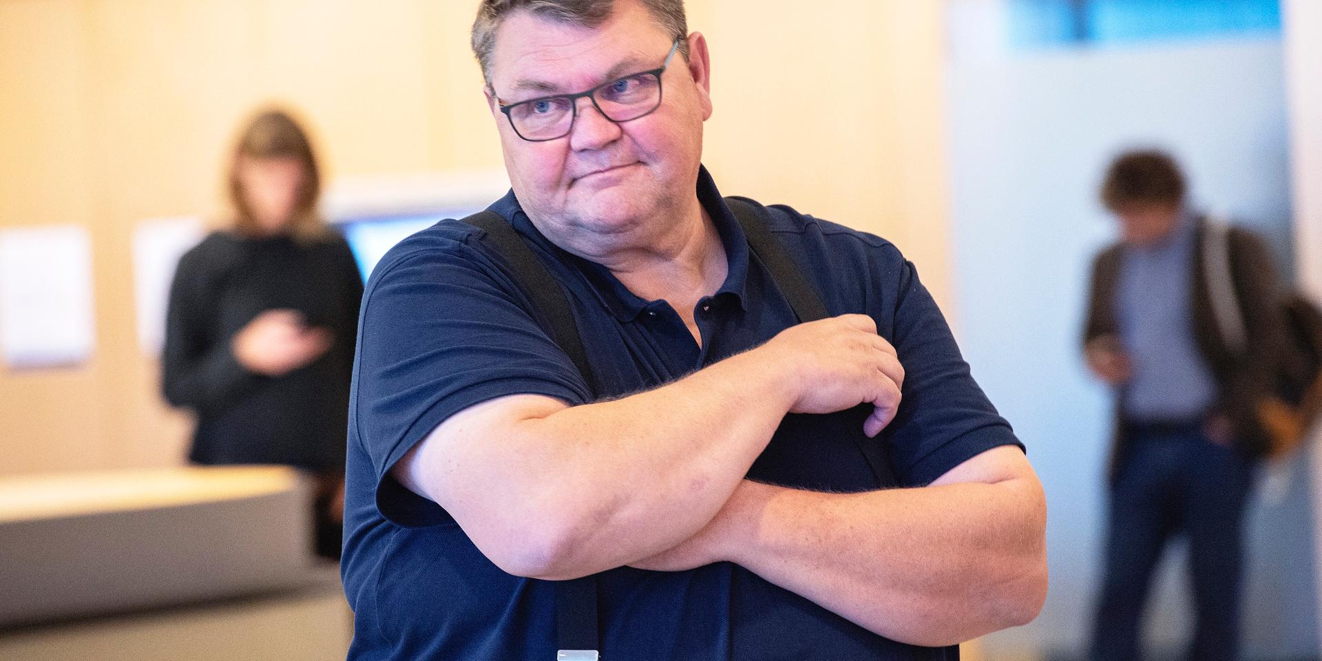 Peter Lundgren i samband med den tidigare rättegången i Jönköpings tingsrätt. Idag kom hovrättens dom. Arkivbild.