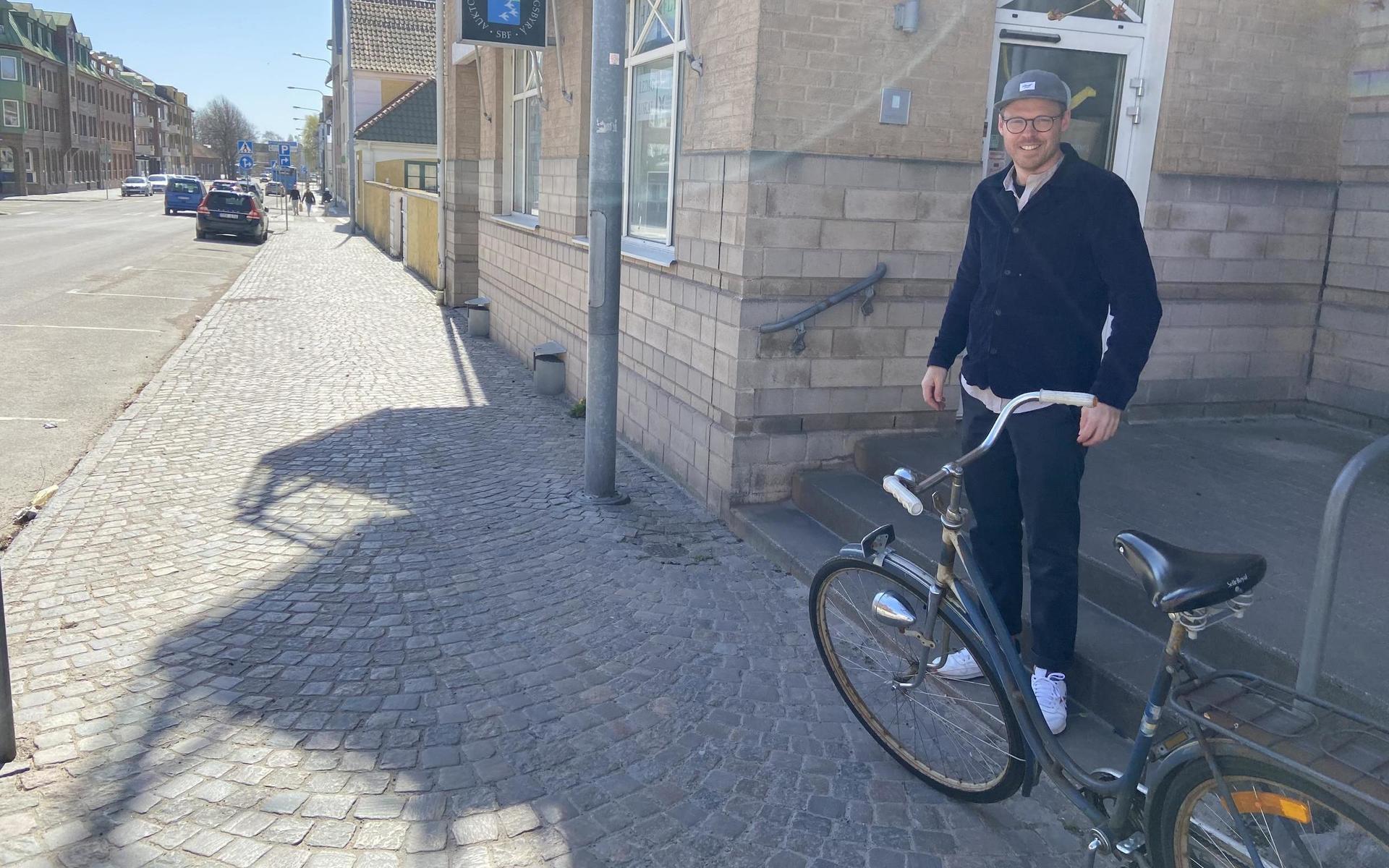 Någon ny företagsnisch mot cykel blir det inte den här gången för Johan Feldt. ”Just nu cyklar jag bara själv”, säger han.