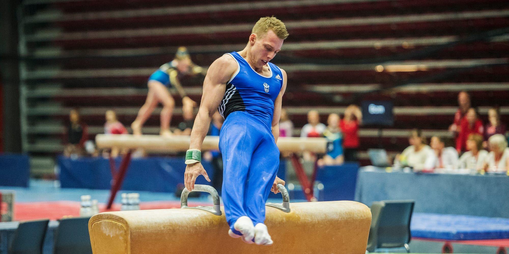 Tredje gången gillt? Halmstad Frigymnasters Christopher Soós i aktion under förra årets SM, som slutade med en bronsmedalj.