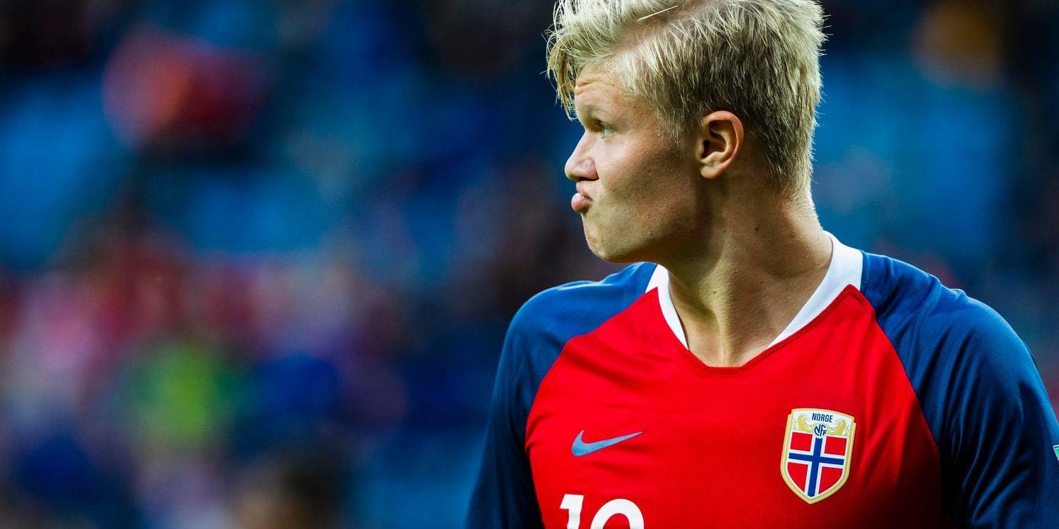 Erling Braut Håland slog rekord i antalet gjorda mål under en match i U20-VM. 18-åringen gjorde nio stycken.