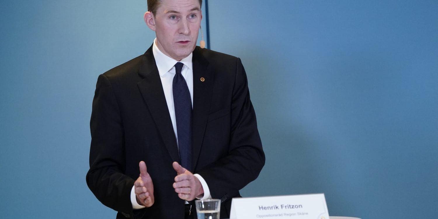 Oppositionsledaren i Region Skåne, socialdemokraten Henrik Fritzon. Arkivbild.