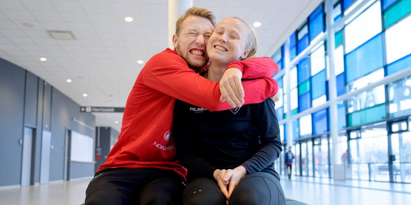 Joel och Emmy Andersson är syskon och ska försöka hjälpa Hylte/Halmstad till dubbla SM-guld även den här säsongen.