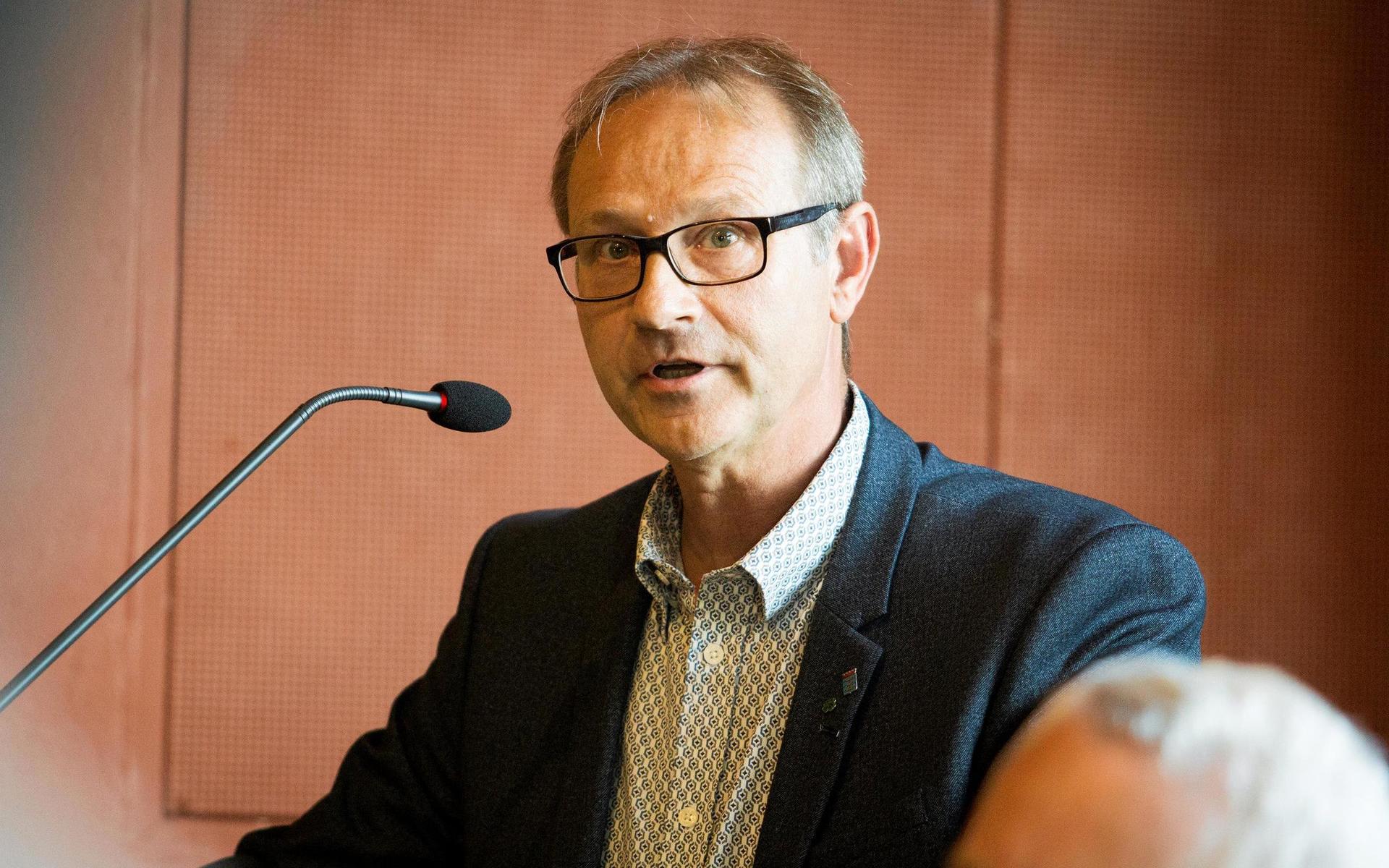 Ove Bengtsson (C) i kommunfullmäktige.