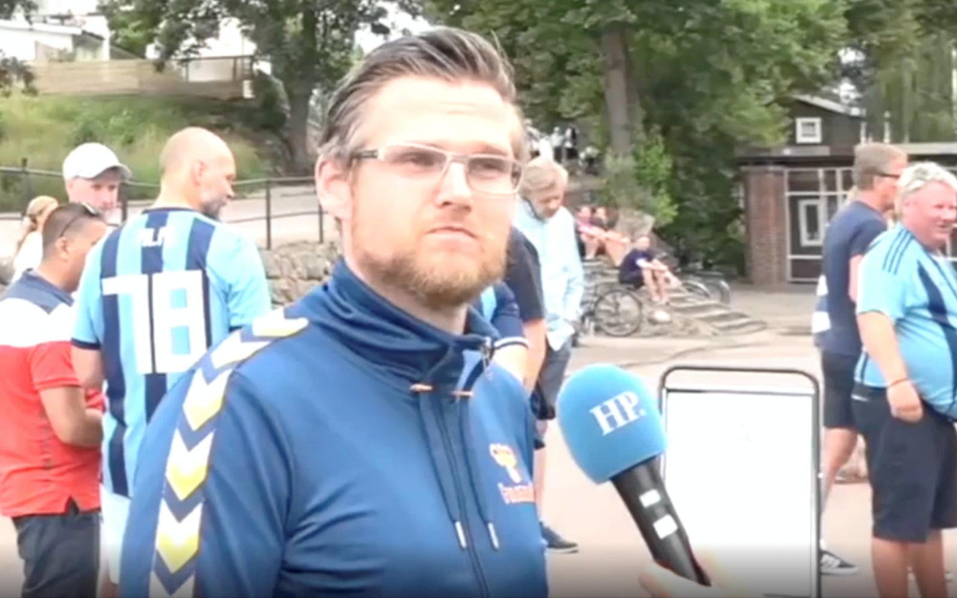 Jesper Bernhed Uhlén är ordförande för Bollklubben Support och kritisk mot HBK:s spelschema i Superettan, som nu har presenterats.