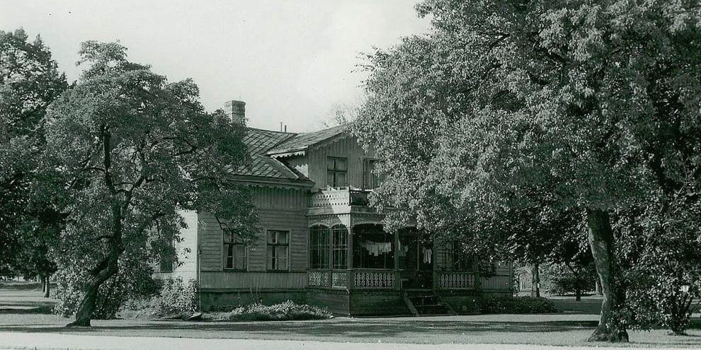 Villa Fridhem. Huset stod i Fridhemsparken som ligger mellan Brunnsåkersskolan och Gula villan.