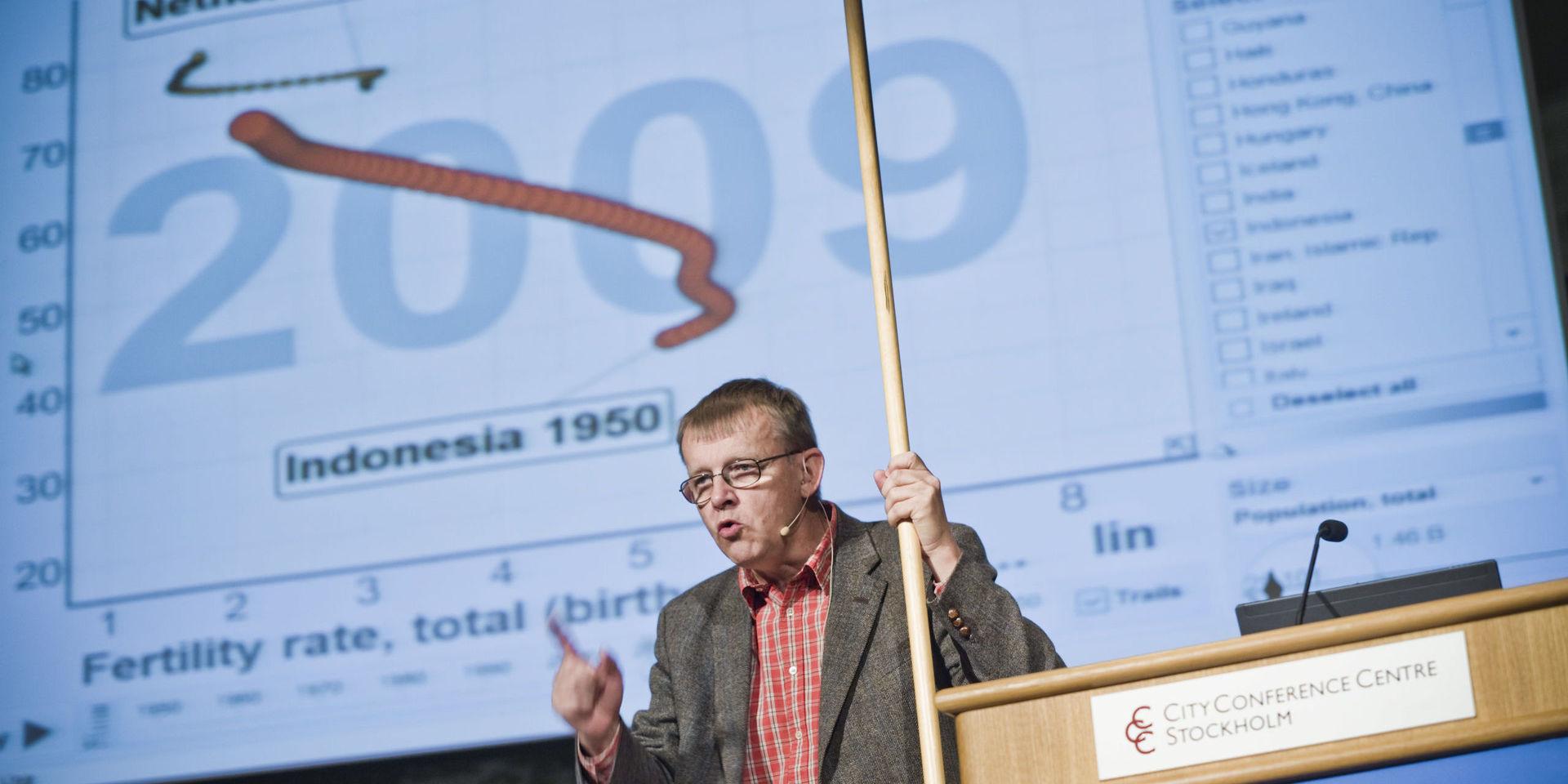 Hans Rosling (1948-2017). Professorn var en sann folkupplysare.
