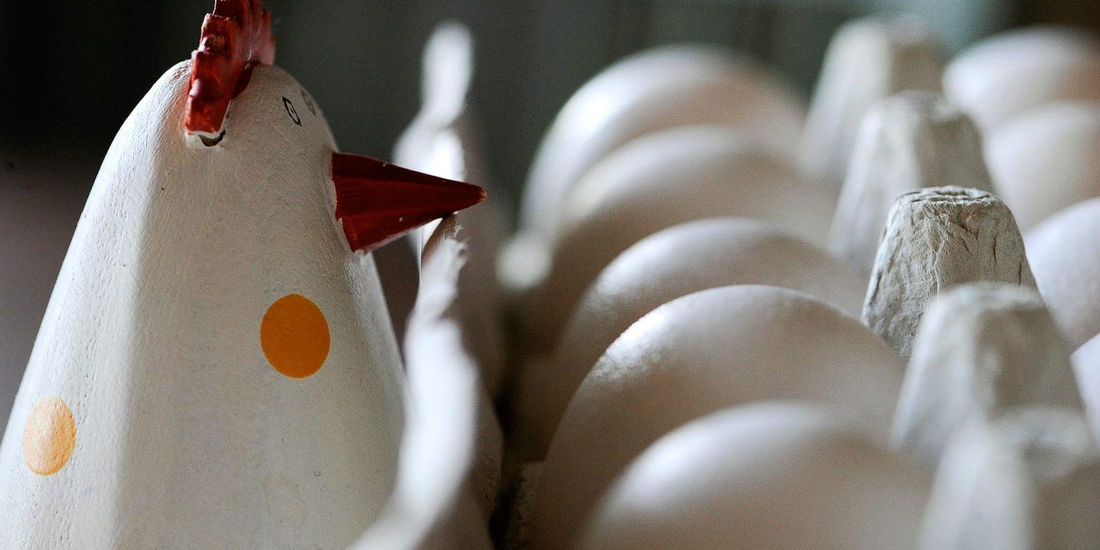 Under påsken äter svenskar mängder av ägg. Arkivbild.