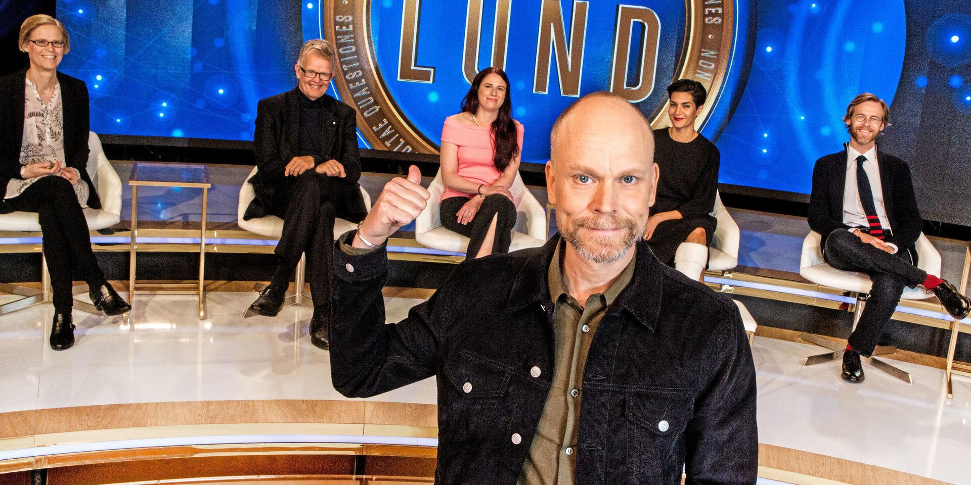 Kristian Luuk har varit programledare för Fråga Lund i tre säsonger och varje avsnitt når nu en miljonpublik.