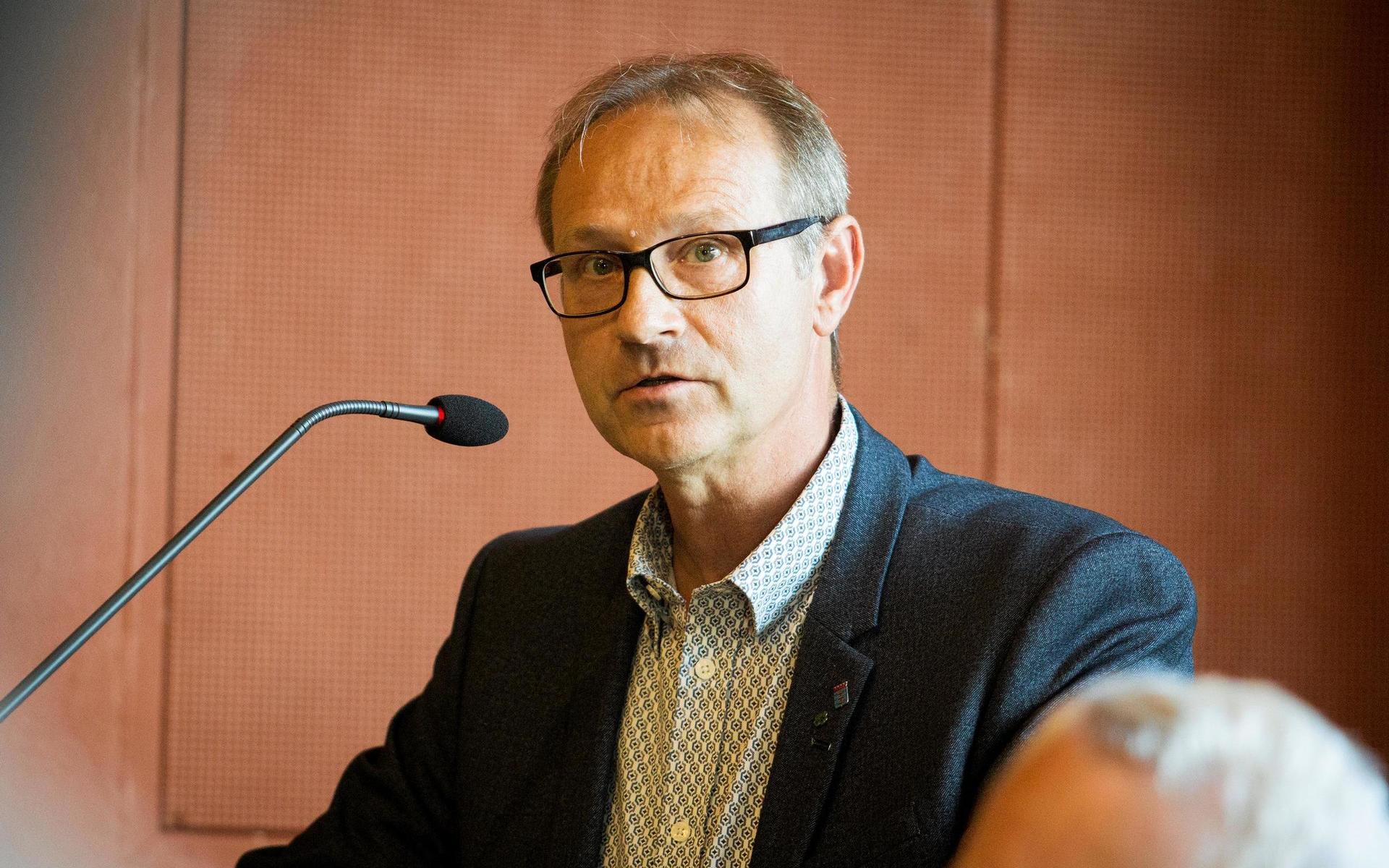 Ove Bengtsson (C) i kommunfullmäktige.