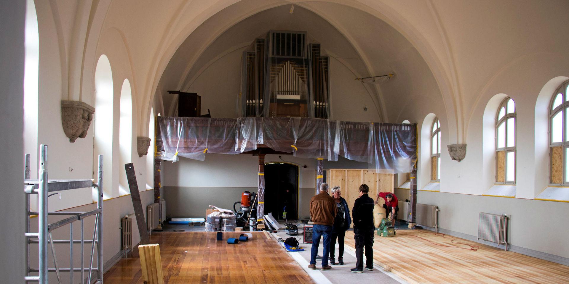 HP skrev om den renovering av Tjärby kyrka i början av maj.