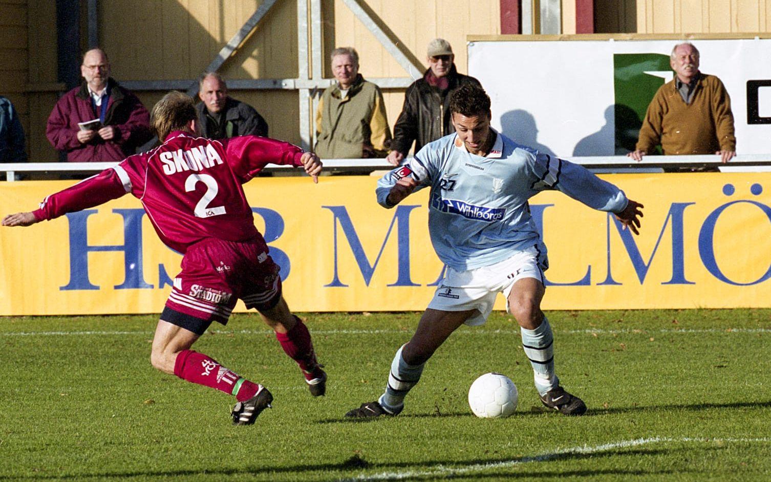 Zlatan Ibrahimovic inledde seniorkarriären i Malmö FF 1999. 