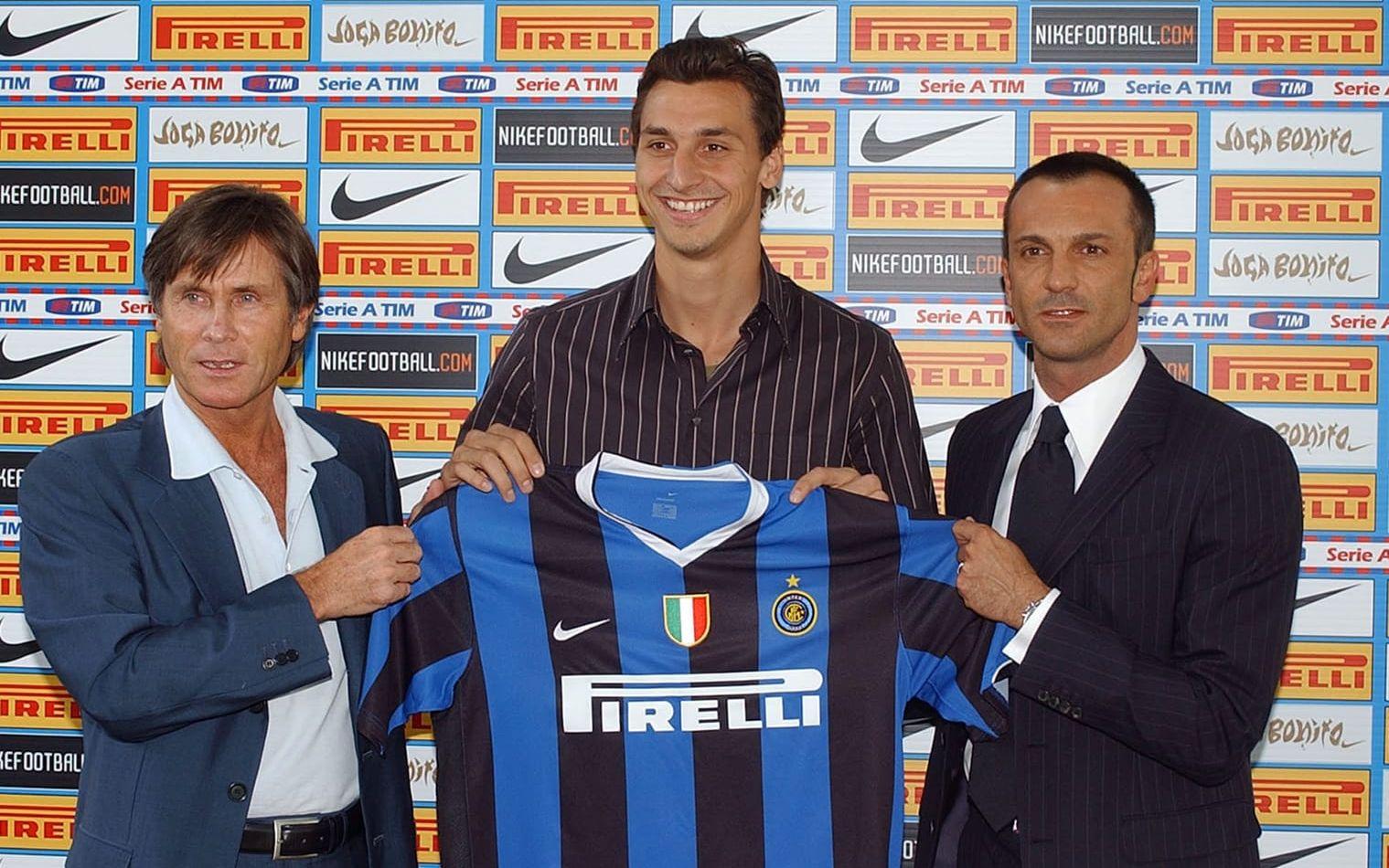 2006 lämnade Zlatan Juventus för ligarivalen Inter. 
