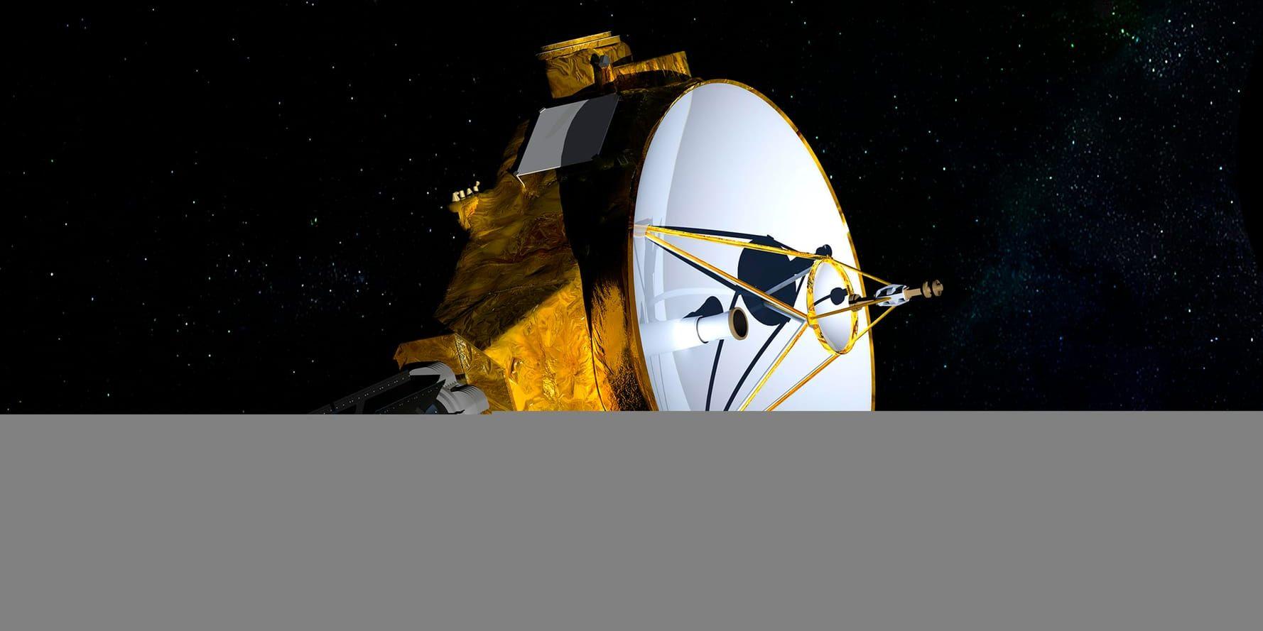 Stor som en "liten flygel" har sonden New Horizons tagit sig miljontals mil från jorden, till solsystemets kalla ytterkanter. Arkivbild.