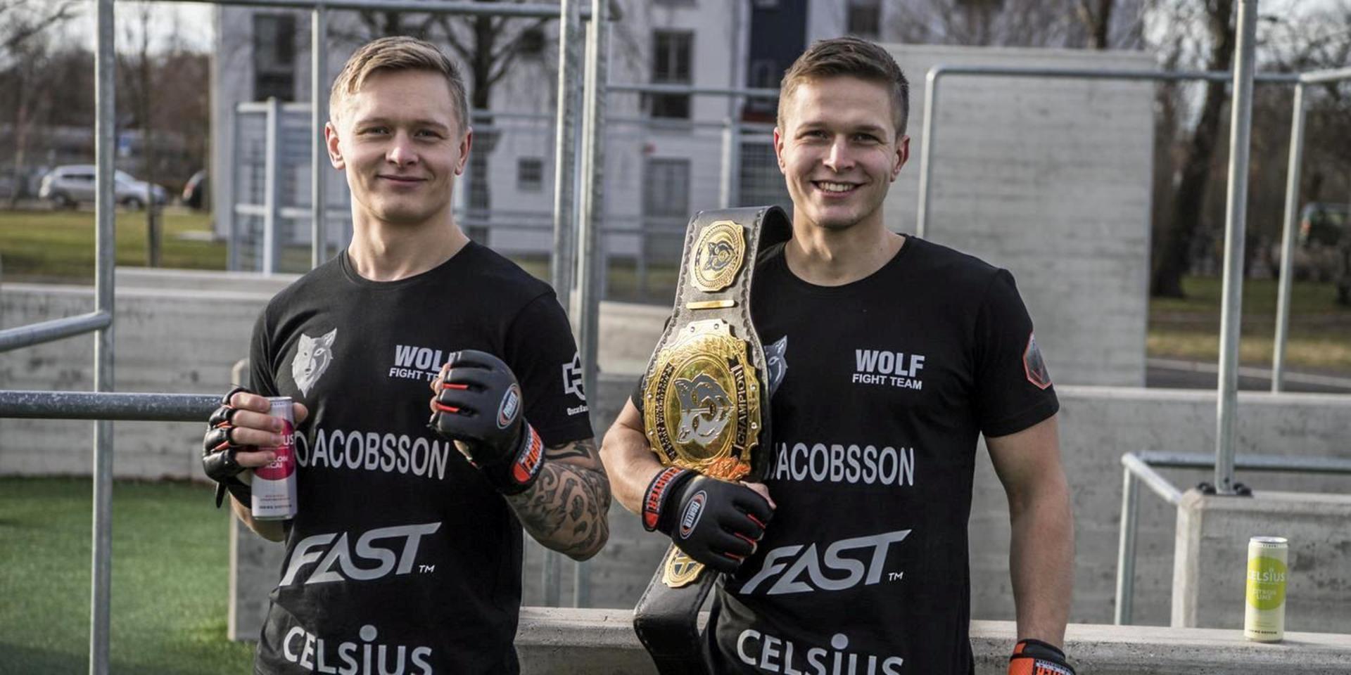 Bröderna Ola Jacobsson och David Jacobsson tvingas lämna återbud till MMA-galan i Västerås då de båda testats positivt för coronaviruset. 