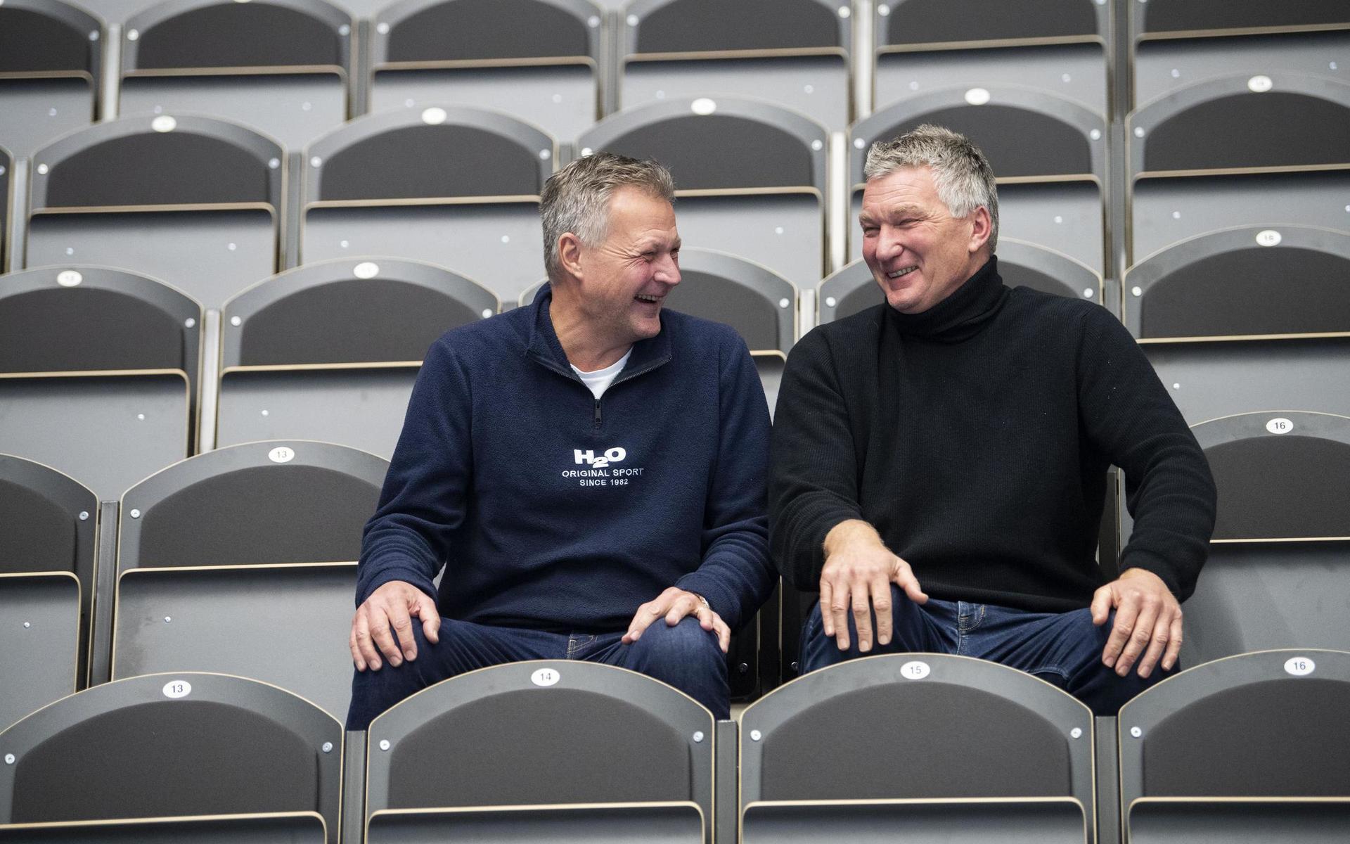 Ulf och Thomas Sivertsson har många minnen att skratta ihop till, både som tränare och spelare.