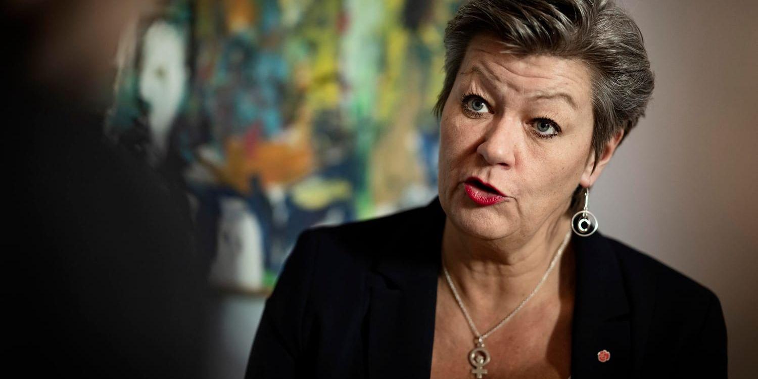 Arbetsmarknadsminister Ylva Johansson vill ge arbetsförmedlingen ett tydligare uppdrag.
