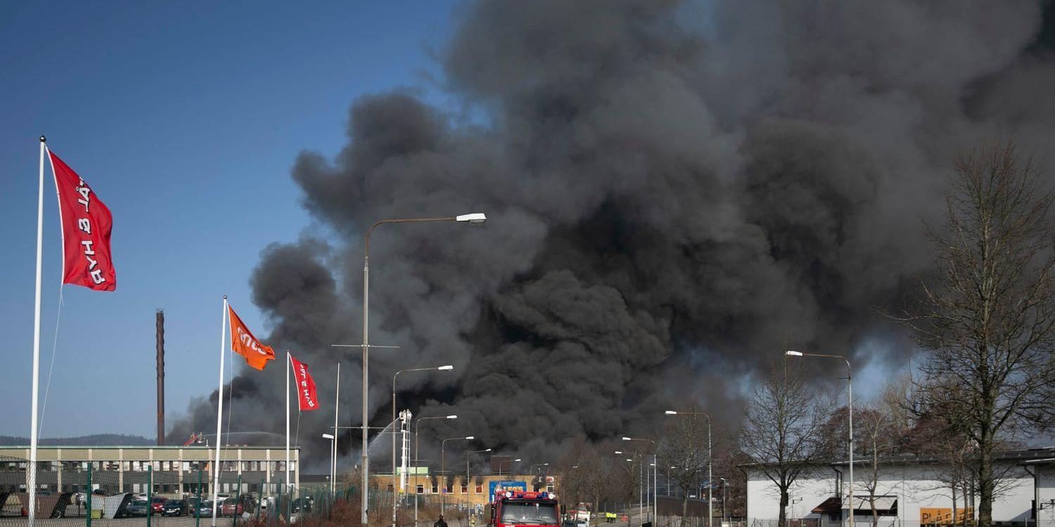 En industrifastighet i centrala Borås brann i förra veckan.