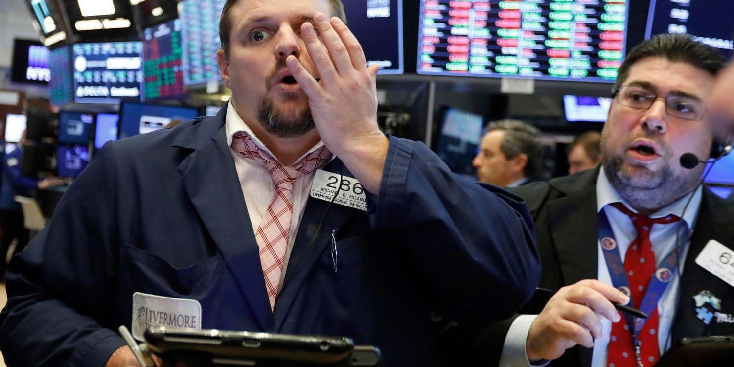 Börsen i New York föll på onsdagen. Arkivbild.