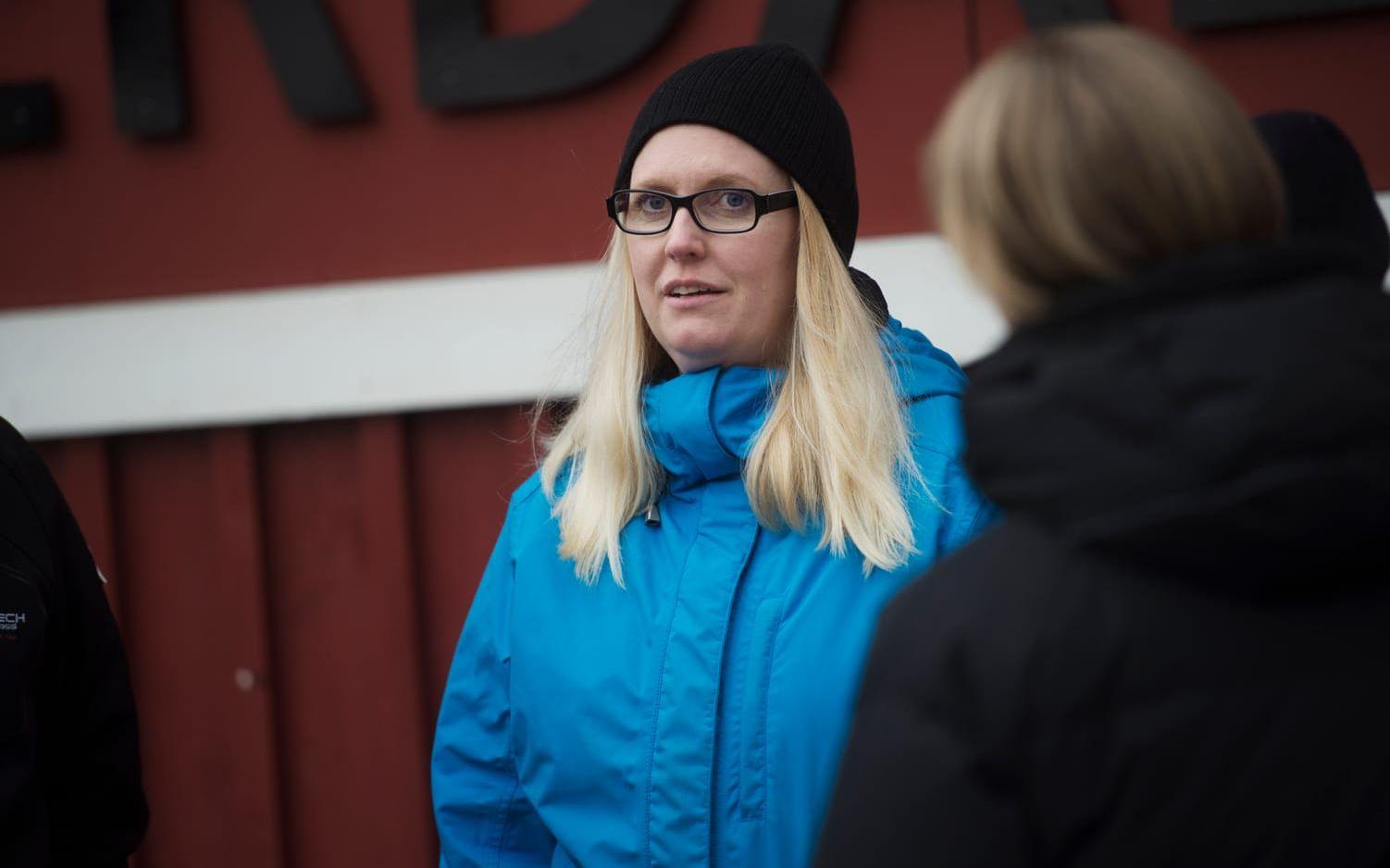 Therese Loreskär och andra Haverdalsföräldrar vill utöka byskolan från årskurserna F–5 till F–6, istället för att minska till F–3. Bild: Lina Salomonsson