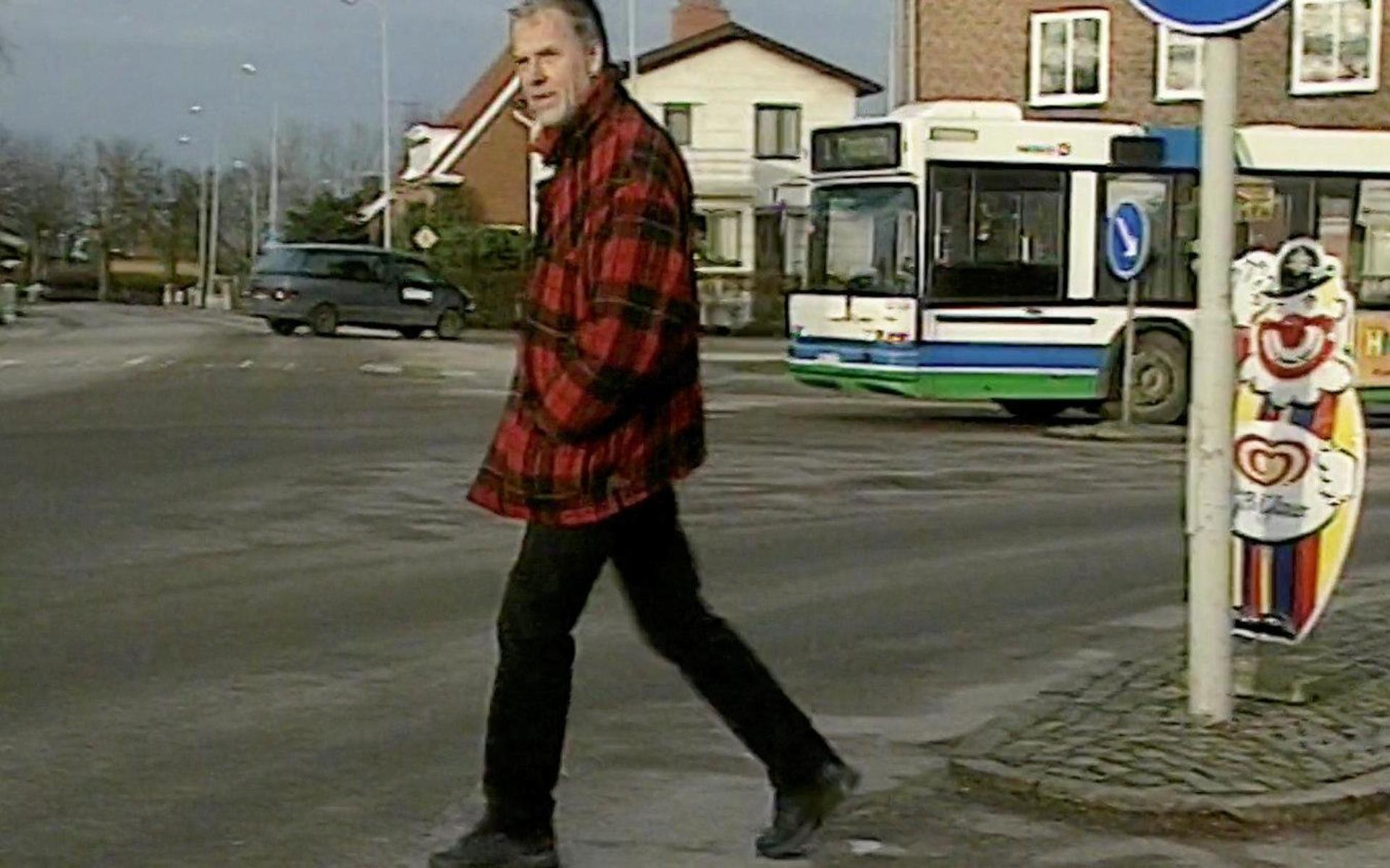 Kjell Wigers när han gjorde Västnytt-inslaget om Kärleken.